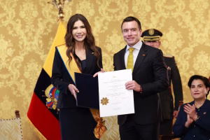 Kristi Noem destaca trabajo conjunto con Ecuador en el combate al narcoterrorismo y el desarrollo económico